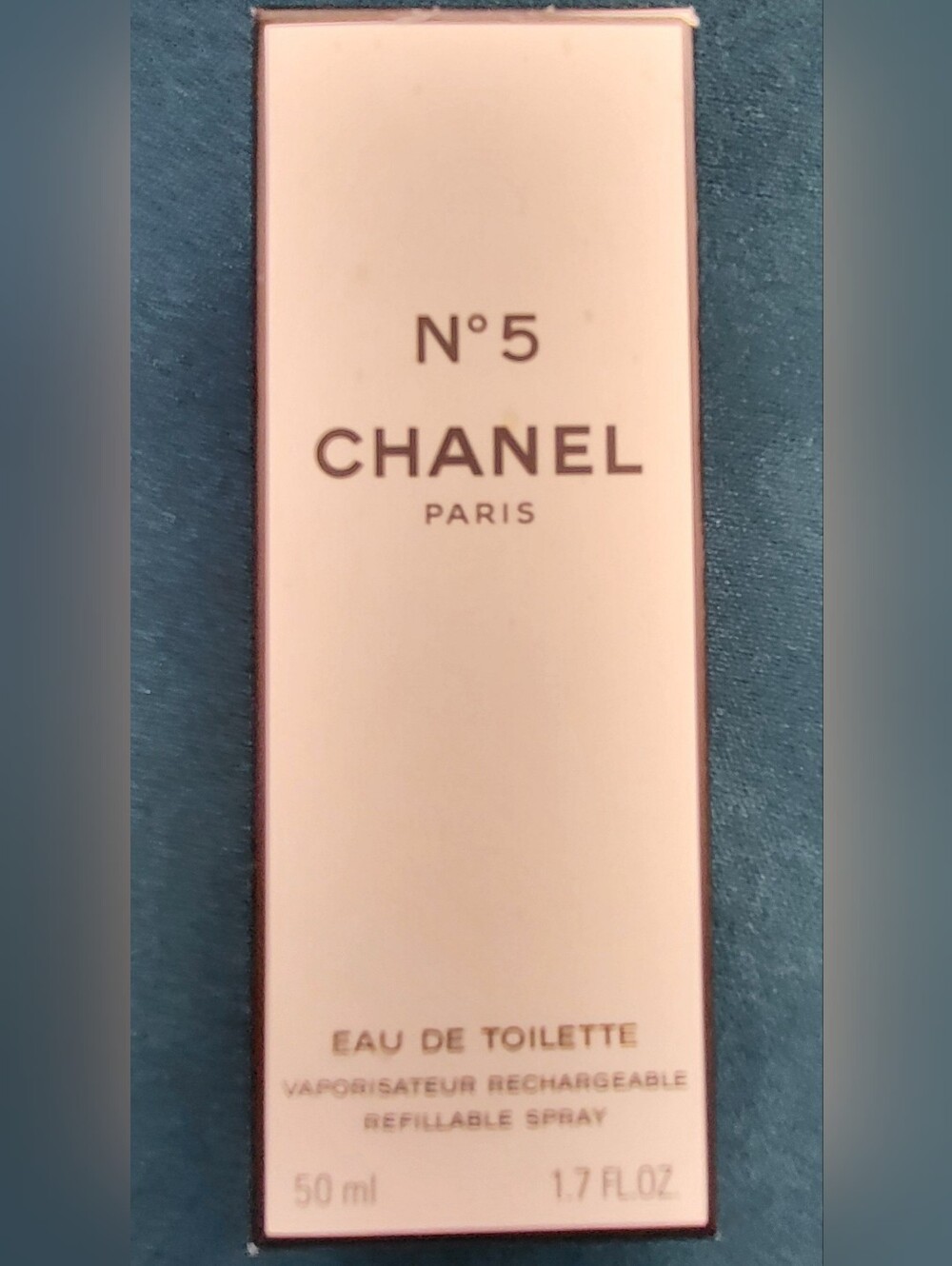 Chanel No. 5 Eau de Toilette Refillable Spray 3/4 Full Bottle